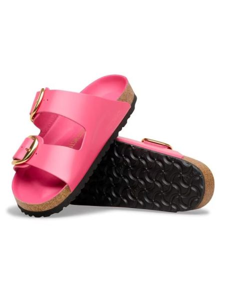 SANDALES ARIZONA BIG BUCKLE TULIPE FUCHSIA BRILLANT