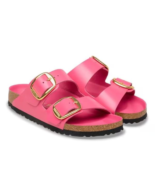 SANDALES ARIZONA BIG BUCKLE TULIPE FUCHSIA BRILLANT