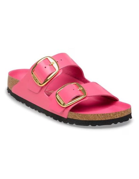 SANDALES ARIZONA BIG BUCKLE TULIPE FUCHSIA BRILLANT