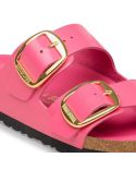 ARIZONA BIG BUCKLE HIGH SHINE FUCHSIA TULIP SANDALS