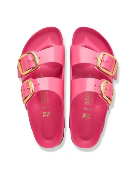 SANDALES ARIZONA BIG BUCKLE TULIPE FUCHSIA BRILLANT