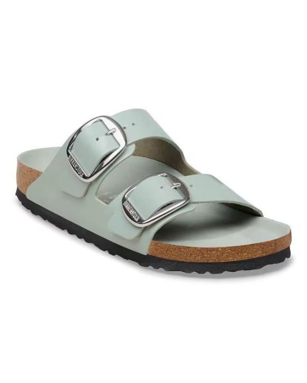 SANDALES ARIZONA BIG BUCKLE PURE SAGE BRILLANT