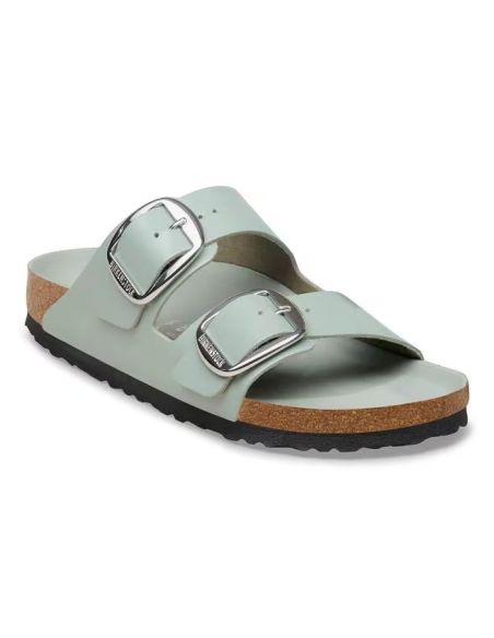 SANDALES ARIZONA BIG BUCKLE PURE SAGE BRILLANT