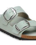 ARIZONA BIG BUCKLE HIGH SHINE PURE SAGE SANDALS