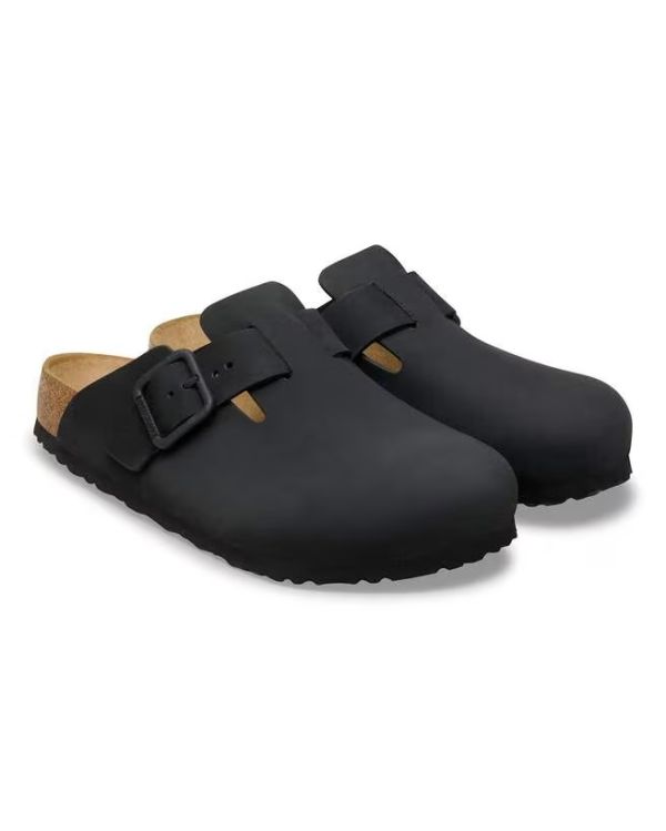 MULES BOSTON WIRE BUCKLE NOIR