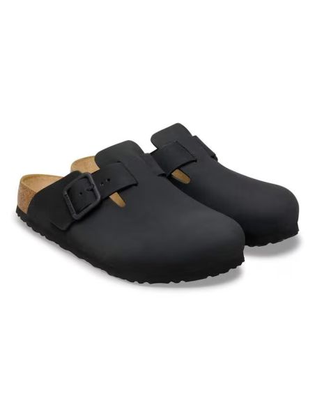 MULES BOSTON WIRE BUCKLE NOIR
