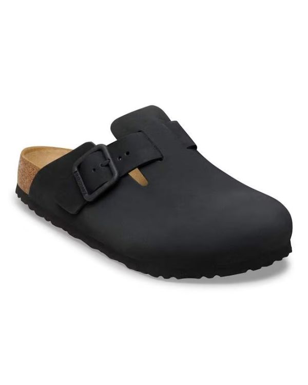 MULES BOSTON WIRE BUCKLE NOIR