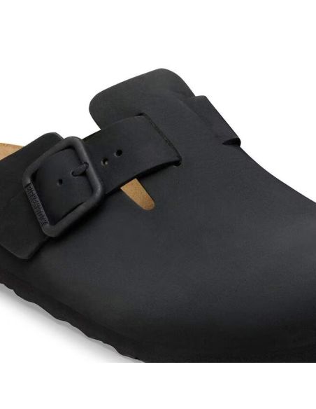 MULES BOSTON WIRE BUCKLE NOIR
