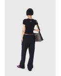 TSHIRT BABY FIT JERSEY LOGO LUNE NOIR