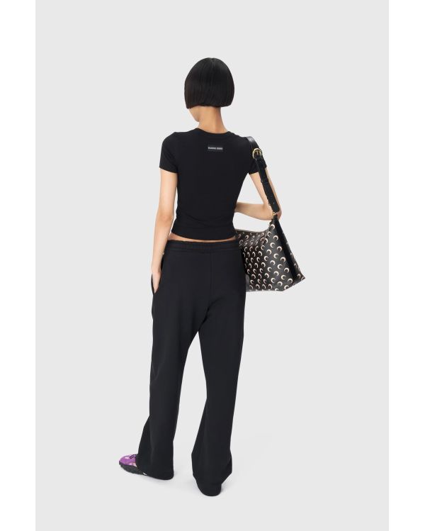 TSHIRT BABY FIT JERSEY LOGO LUNE NOIR