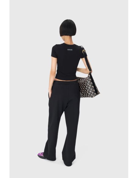 TSHIRT BABY FIT JERSEY LOGO LUNE NOIR