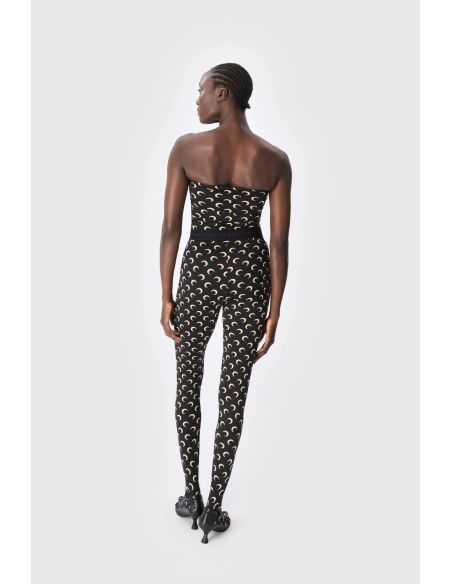 LEGGING FUSEAUX JERSEY LUNE RECYCLÉ NOIR / BEIGE