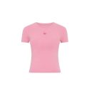 TSHIRT BABY FIT LOGO PERLE ROSE