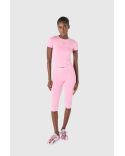TSHIRT BABY FIT LOGO PERLE ROSE