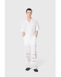 CHEMISE DE BOWLING LIN RECYCLÉ BLANC