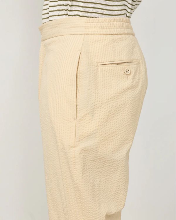 JOSEPHCOTTON SEERSUCKER PANTS CREAM