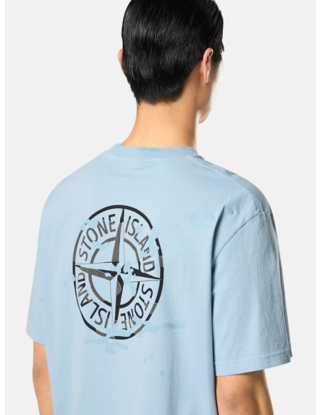 TSHIRT 2100001 BLEU POUSSIÈRE