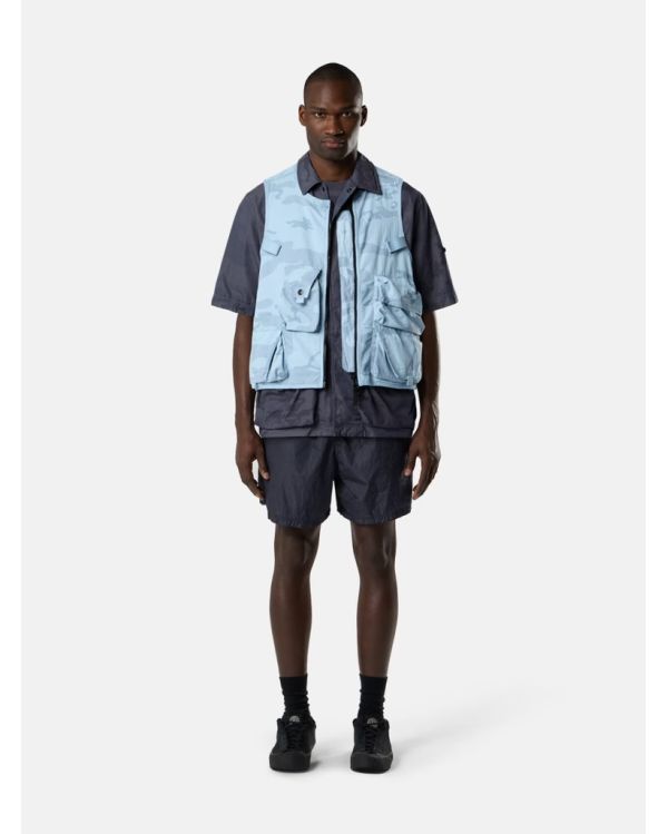 SHORT B100002 BLEU GRIS 2