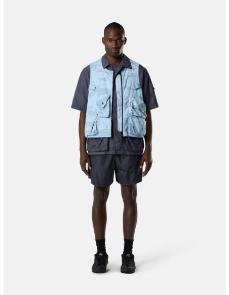 SHORT B100002 GREY BLUE
