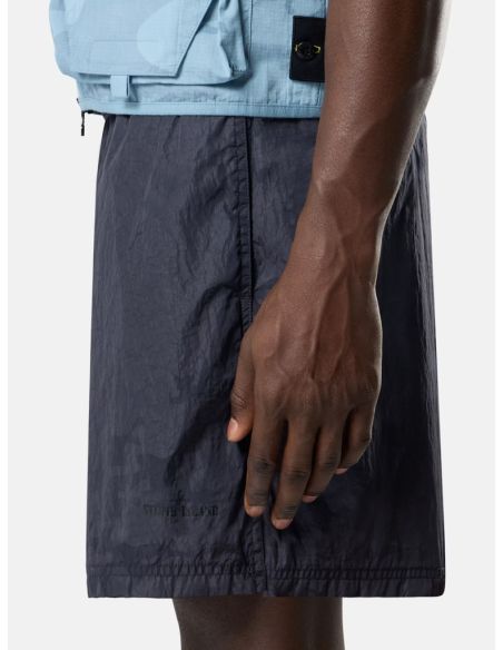 SHORT B100002 BLEU GRIS