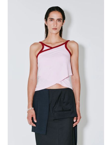 TIMOTHEE CROSSING LIGHT PINK / RED