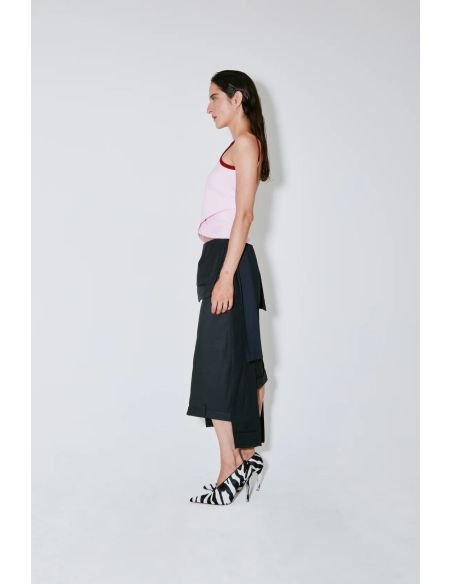 TOP CROISÉ TIMOTHEE ROSE CLAIR / ROUGE