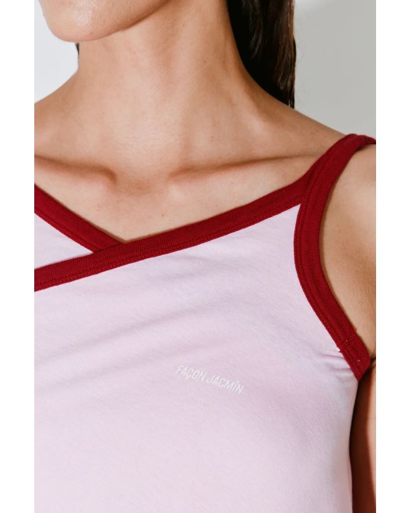 TIMOTHEE CROSSING LIGHT PINK / RED