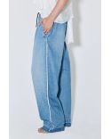 PANTALON PYJAMA PIETER DENIM BLEU DÉLAVÉ