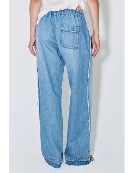 PANTALON PYJAMA PIETER DENIM BLEU DÉLAVÉ