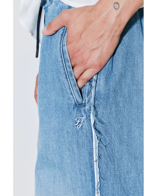 PIETER PYJAMA PANTS BLUE WASHED DENIM