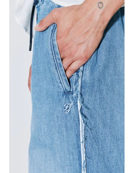 PANTALON PYJAMA PIETER DENIM BLEU DÉLAVÉ