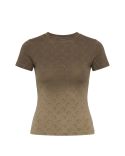 TSHIRT BABY FIT LUNE DÉGRADÉ MARRON
