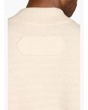LE POLO MAILLE CHEVRON BEIGE CLAIR