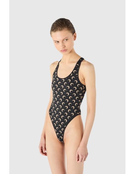 MAILLOT DE BAIN UNE PIÈCE JERSEY LUNE NOIR