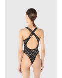 MAILLOT DE BAIN UNE PIÈCE JERSEY LUNE NOIR