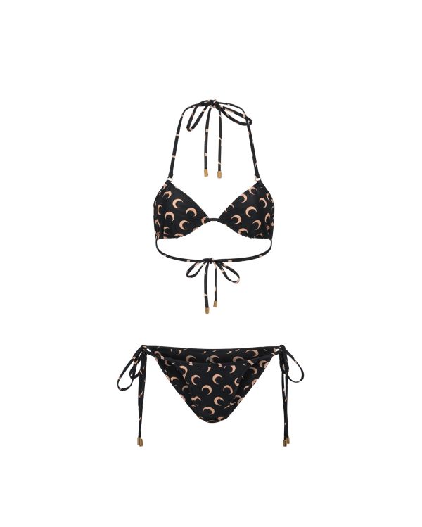MAILLOT DE BAIN BIKINI JERSEY LUNE NOIR