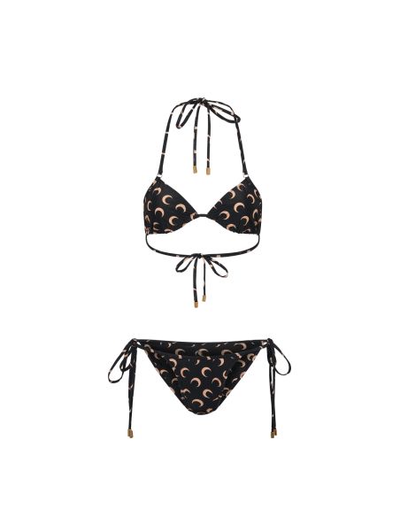 MAILLOT DE BAIN BIKINI JERSEY LUNE NOIR