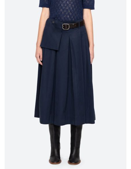 ANDREA WORKWEAR SKIRT NAVY