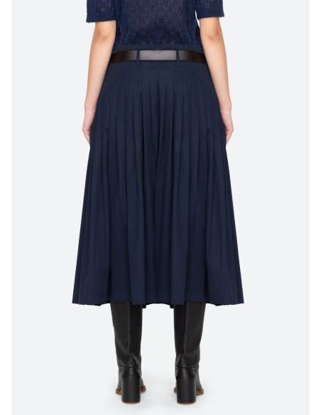 ANDREA WORKWEAR SKIRT NAVY