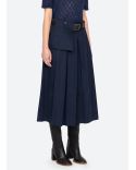 ANDREA WORKWEAR SKIRT NAVY