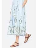 AUDRA EMBROIDERY MIDI DRESS BLUE