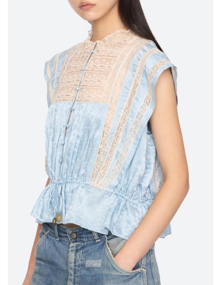 ETHEL TANK TOP BLUE
