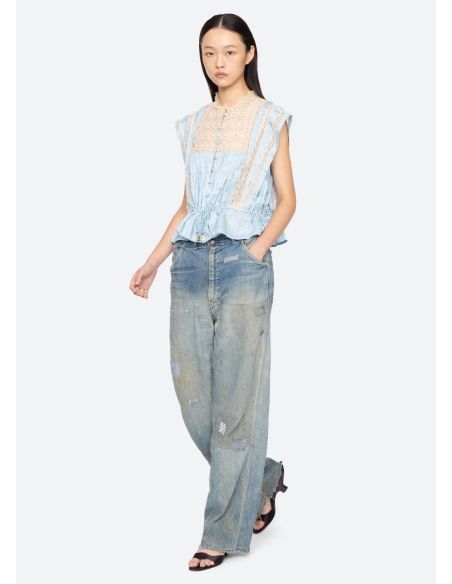 ETHEL TANK TOP BLUE