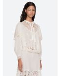 SOFIA EMBROIDERY LONG SLEEVES TOP CREAM