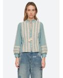 KIRSTEN LONG SLEEVES TOP SKY BLUE