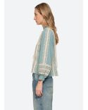 KIRSTEN LONG SLEEVES TOP SKY BLUE