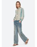 KIRSTEN LONG SLEEVES TOP SKY BLUE
