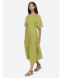 VIOLET MIDI DRESS GREEN