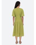 ROBE VIOLET MIDI VERT