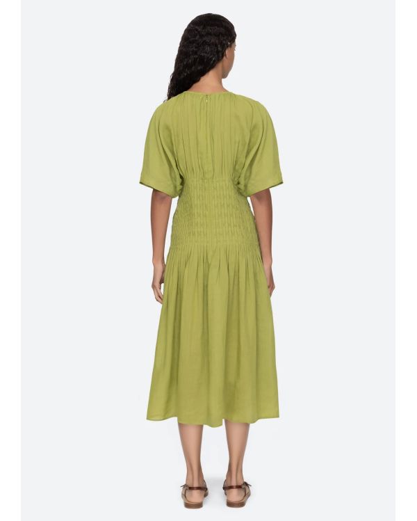 VIOLET MIDI DRESS GREEN 2